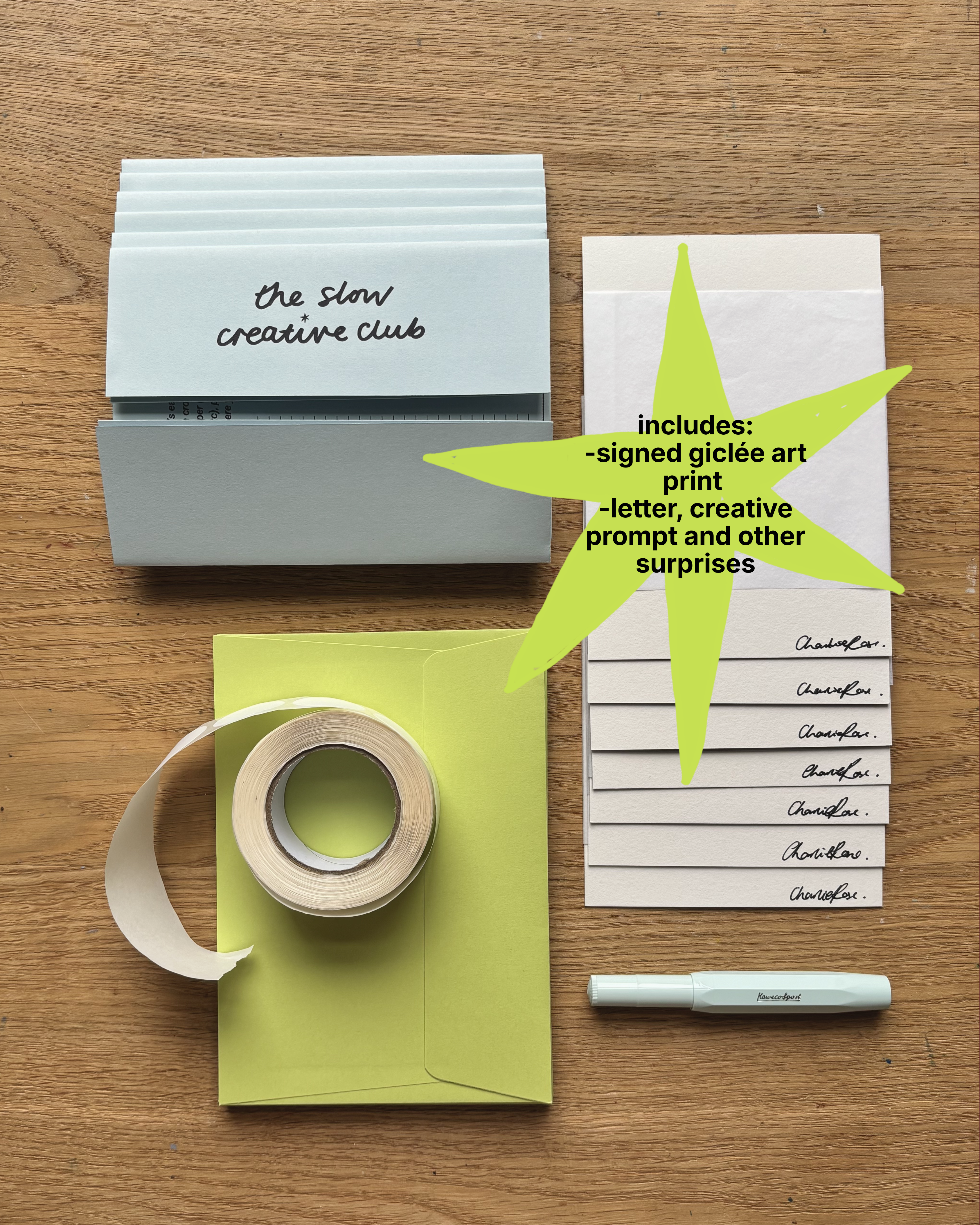the slow creative club Vol.1 (international)